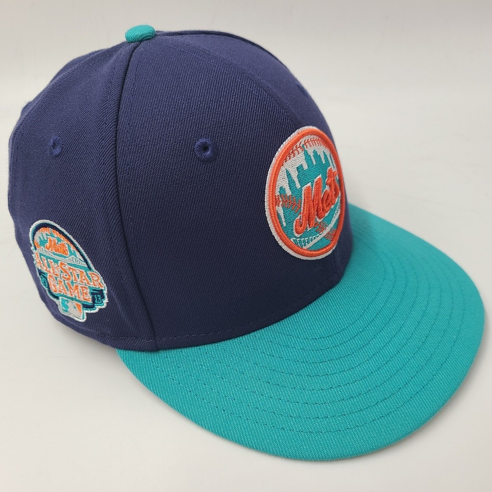New York Mets Hat New Era 59Fifty Fitted 7 2013 All Star Game Patch Blue MLB Men